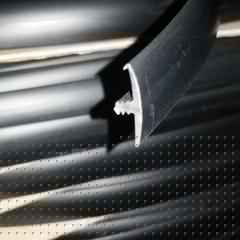 Ney Black T Trim, 16mm Double Lipped